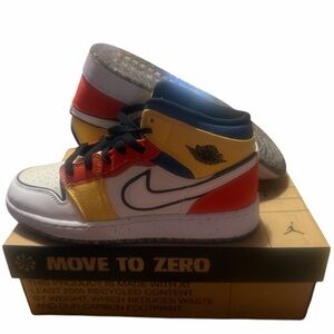 Jordan Kids Sneakers - Red, Yellow, Blue, Black, White